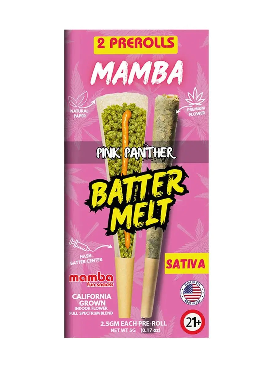 Mamba Batter Melt THCA Prerolls 2-Count Pack - Smoke empire
