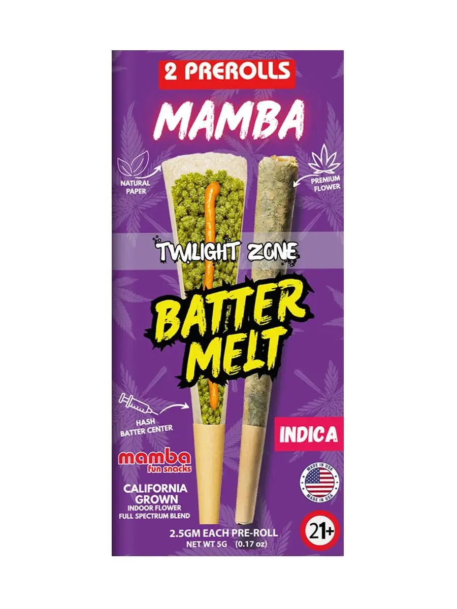 Mamba Batter Melt THCA Prerolls 2-Count Pack - Smoke empire