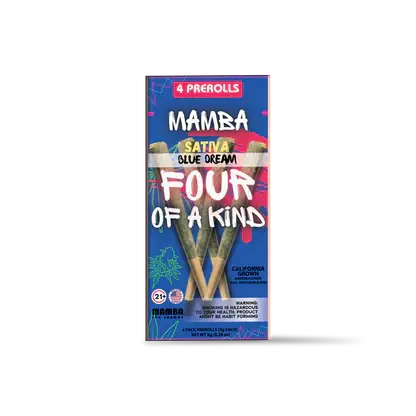 MAMBA Four of a Kind THCA Prerolls 4-Pack 8G - Smoke empire