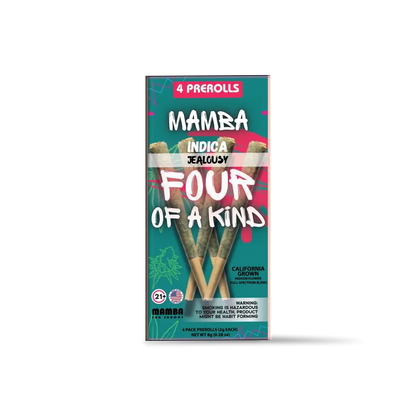 MAMBA Four of a Kind THCA Prerolls 4-Pack 8G - Smoke empire