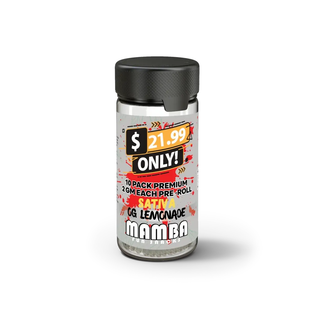 MAMBA Premium THCA Prerolls 10-Pack 20G Value - Smoke empire