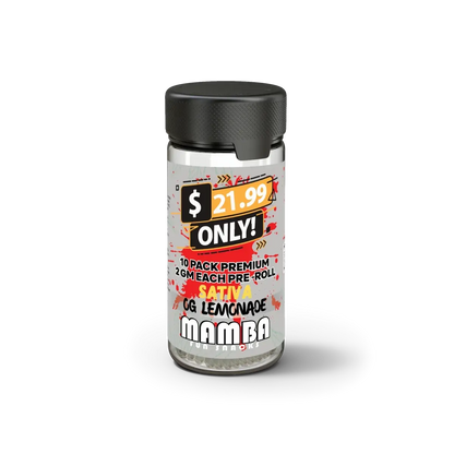 MAMBA Premium THCA Prerolls 10-Pack 20G Value - Smoke empire