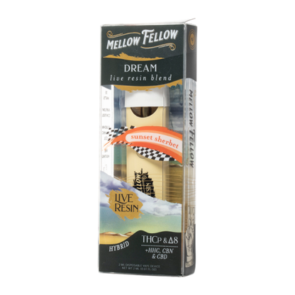 Mellow Fellow Live Resin Disposable Vape 2G - Premium Cannabinoid Experience - Smoke empire