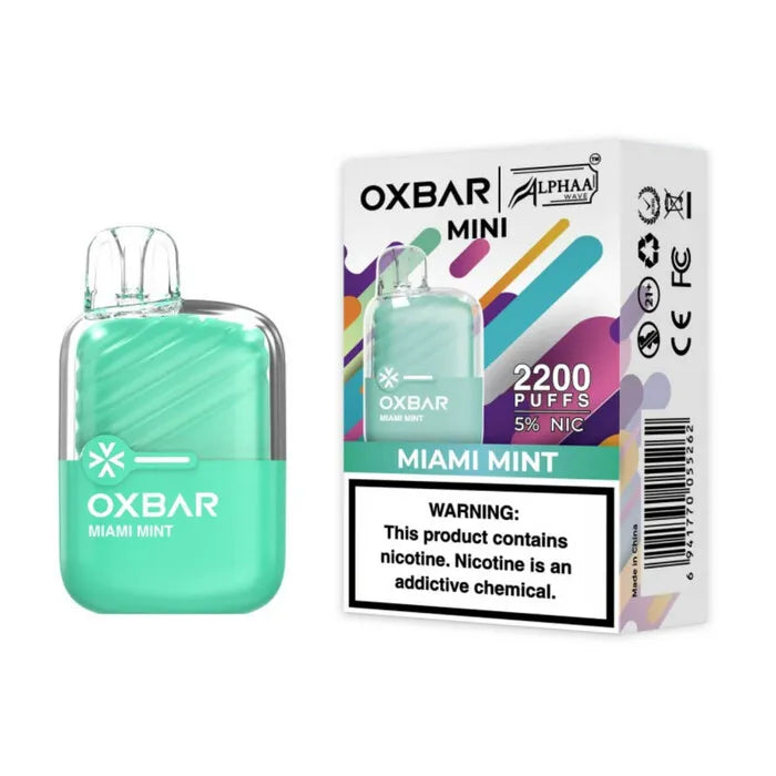 OXBAR x Alphaa Wave Mini 2200 Puff Vape OXBar Vapes