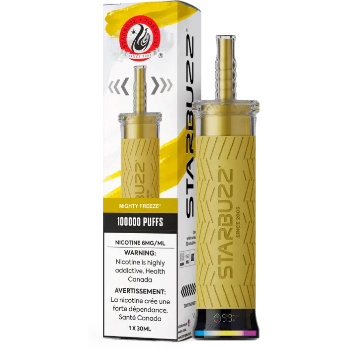 Mighty freeze - Starbuzz 100k Disposable Shisha Vape - Smoke empire