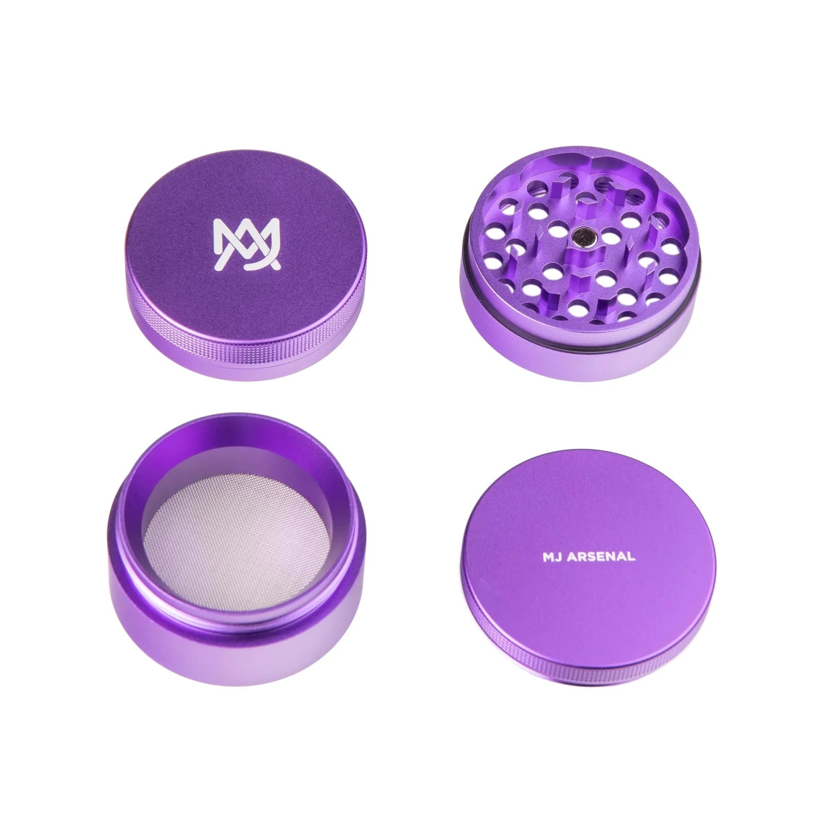 MJ Arsenal Aluminum 4-Piece Grinder - Smoke empire