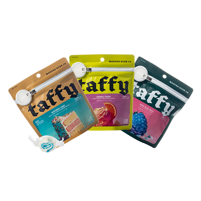 Modern Herb Co. Live Resin Delta 9 Taffy 225mg - Smoke empire