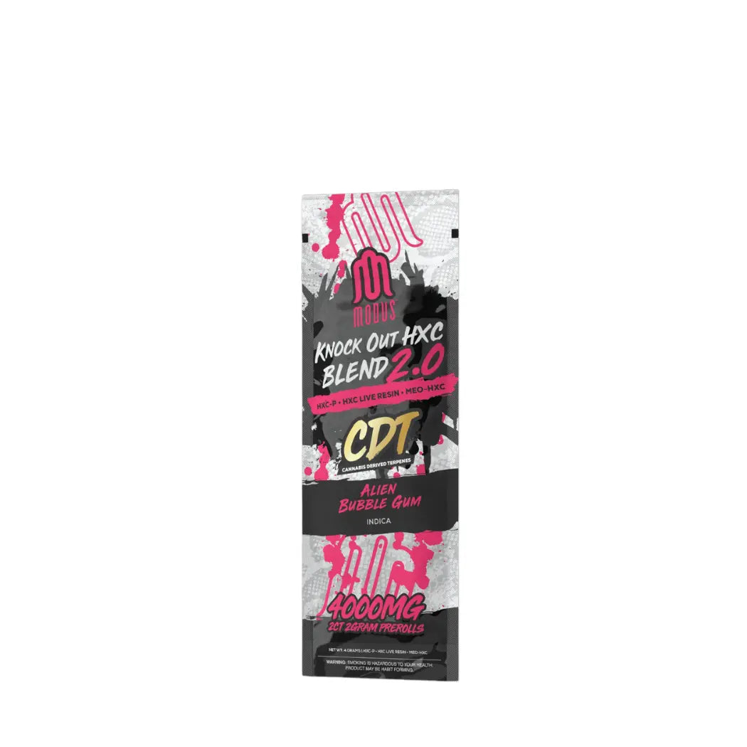 Modus Knock Out HXC Blend 4000mg Prerolls 2ct - Smoke empire