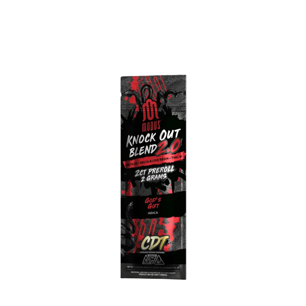 Modus Knock Out HXC Blend 4000mg Prerolls 2ct - Smoke empire