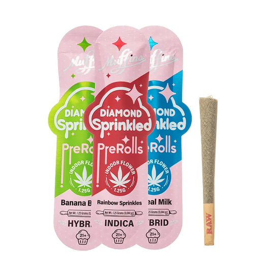 Muffins Diamond Sprinkled THCA Prerolls 1.25G - Smoke empire