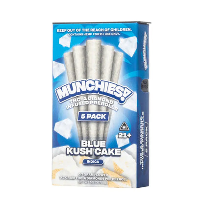 Munchies THCA Diamond Infused Prerolls 1G 5-Count - Smoke empire