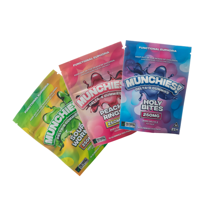 Munchies Delta 8 Gummies 250mg - Smoke empire