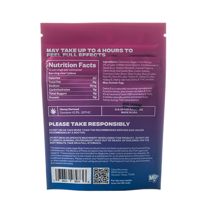 Munchies Delta 8 Gummies 250mg - Smoke empire