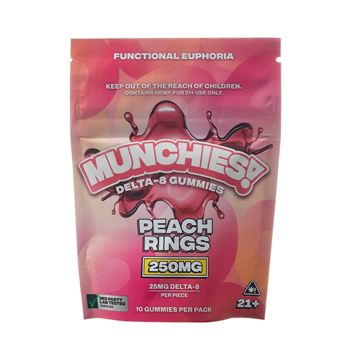 Munchies Delta 8 Gummies 250mg - Smoke empire