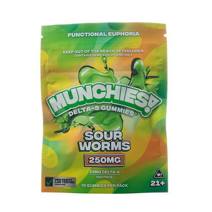 Munchies Delta 8 Gummies 250mg - Smoke empire