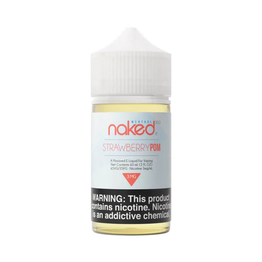 Naked 100 Menthol Strawberry POM eJuice - Smoke empire