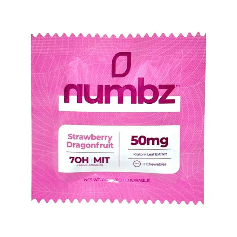 Numbz 7-Hydroxymitragynine + MIT Chewable Tablets 2ct 25mg Per Tablet - Smoke empire