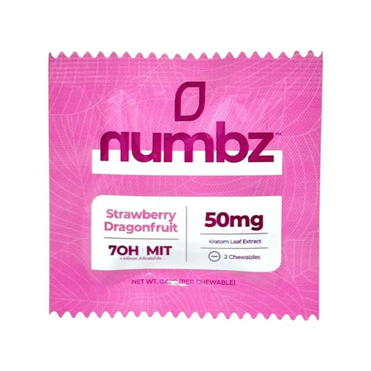Numbz 7-Hydroxymitragynine + MIT Chewable Tablets 2ct 25mg Per Tablet - Smoke empire