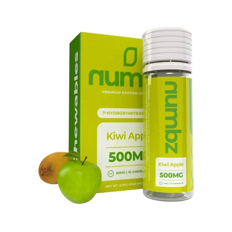 NUMBZ 7-HYDROXYMITRAGYNINE PREMIUM KRATOM EXTRACT TABLETS 10CT 50MG PER TABLET - Smoke empire