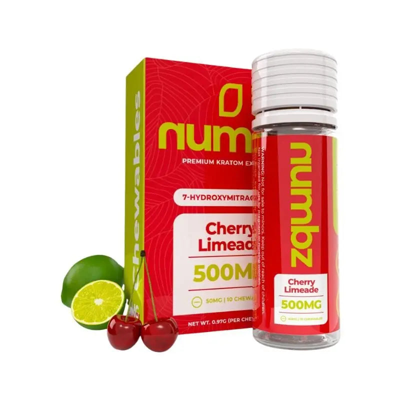NUMBZ 7-HYDROXYMITRAGYNINE PREMIUM KRATOM EXTRACT TABLETS 10CT 50MG PER TABLET - Smoke empire