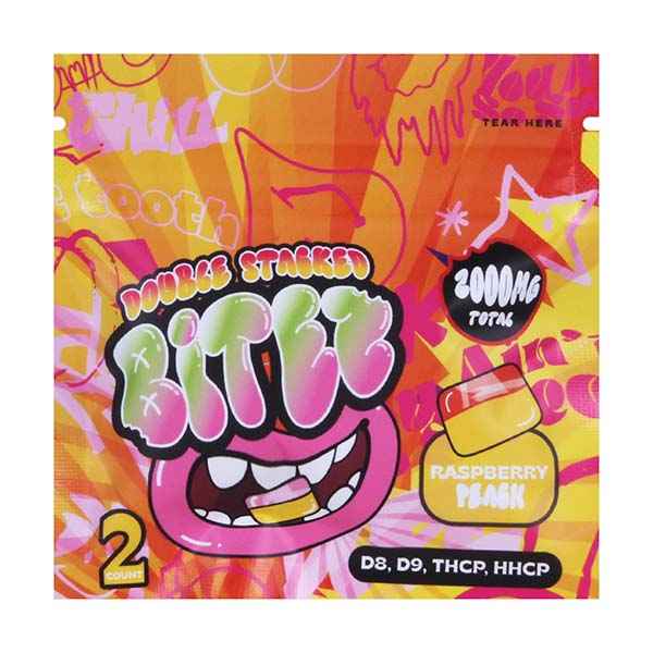 Ocho Extracts Double Stacked Bitez | (2ct) 2000mg Trip Drip Sugar Blend - Smoke empire