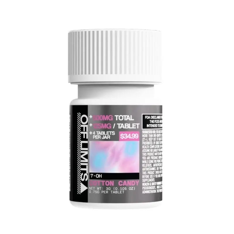 OFF LIMITS 7-HYDROXYMITRAGYNINE TABLETS 4CT 125MG PER TABLET - Smoke empire