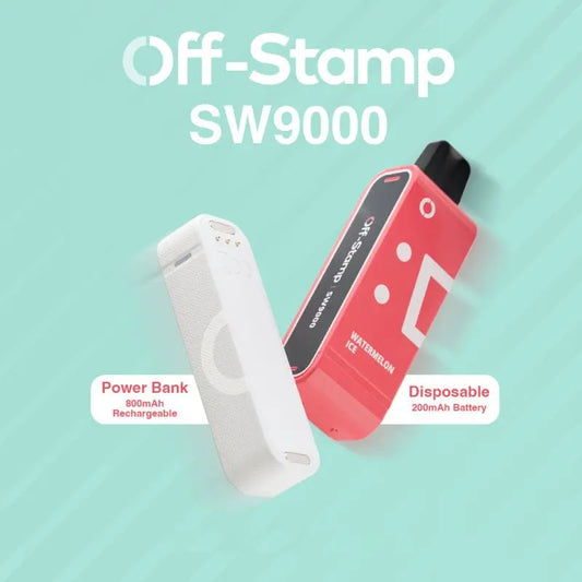 Off-Stamp SW9000 Rechargeable Disposable KIT - 9000 Puffs - Smoke empire
