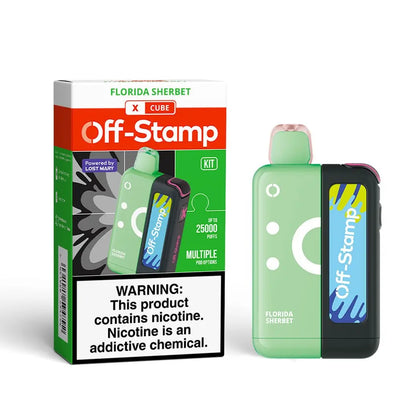 Off-Stamp X-CUBE 25K Disposable KIT Powered By LOST MARY – 25000 Puffs - Smoke empire