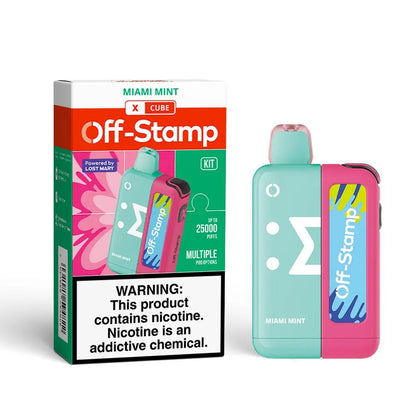 Off-Stamp X-CUBE 25K Disposable KIT Powered By LOST MARY – 25000 Puffs - Smoke empire