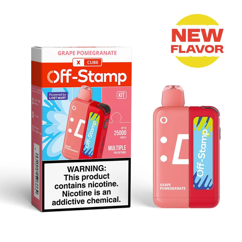 Off-Stamp X-CUBE 25K Disposable KIT Powered By LOST MARY – 25000 Puffs - Smoke empire