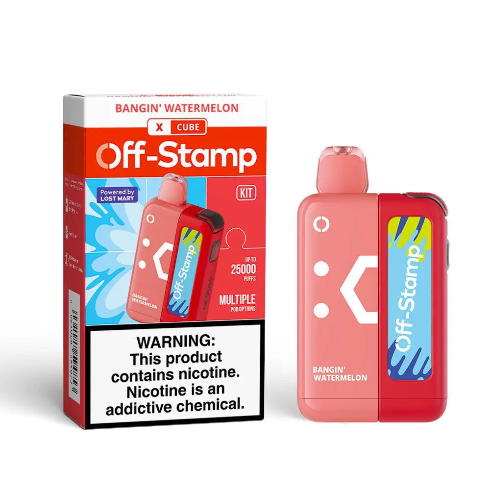 Off-Stamp X-CUBE 25K Disposable KIT Powered By LOST MARY – 25000 Puffs - Smoke empire