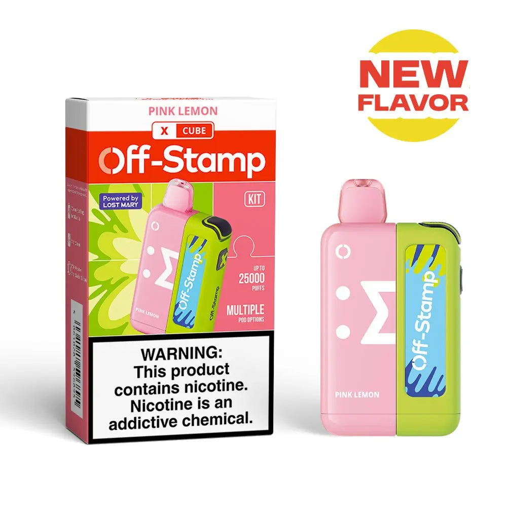 Off-Stamp X-CUBE 25K Disposable KIT Powered By LOST MARY – 25000 Puffs - Smoke empire