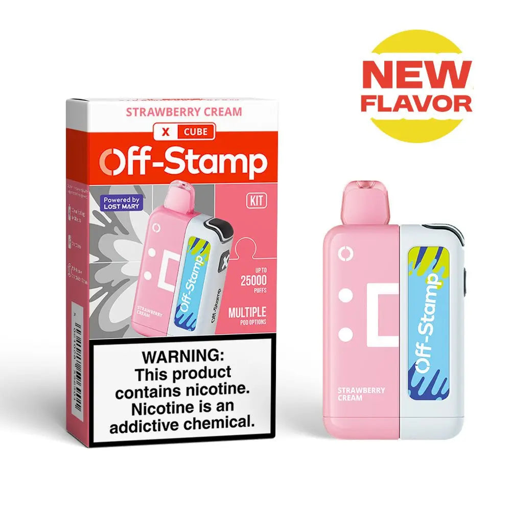 Off-Stamp X-CUBE 25K Disposable KIT Powered By LOST MARY – 25000 Puffs - Smoke empire