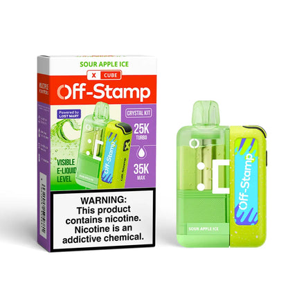 Off-Stamp X-CUBE 'CRYSTAL CUBE' 35K Disposable KIT Powered By LOST MARY – 35000 Puffs - Smoke empire