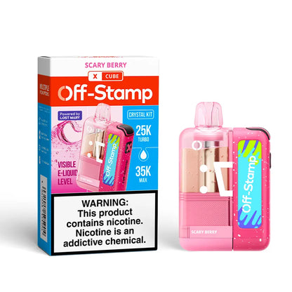 Off-Stamp X-CUBE 'CRYSTAL CUBE' 35K Disposable KIT Powered By LOST MARY – 35000 Puffs - Smoke empire