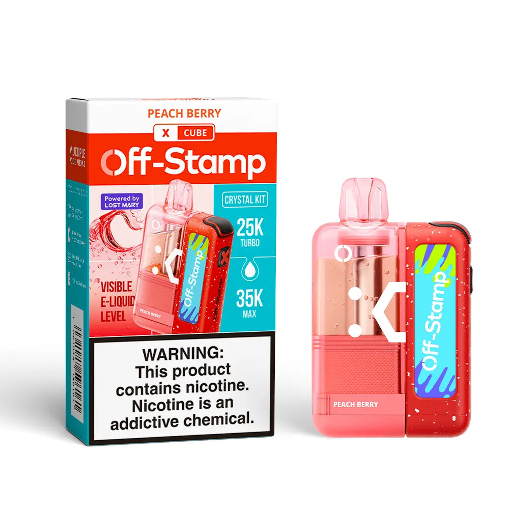 Off-Stamp X-CUBE 'CRYSTAL CUBE' 35K Disposable KIT Powered By LOST MARY – 35000 Puffs - Smoke empire