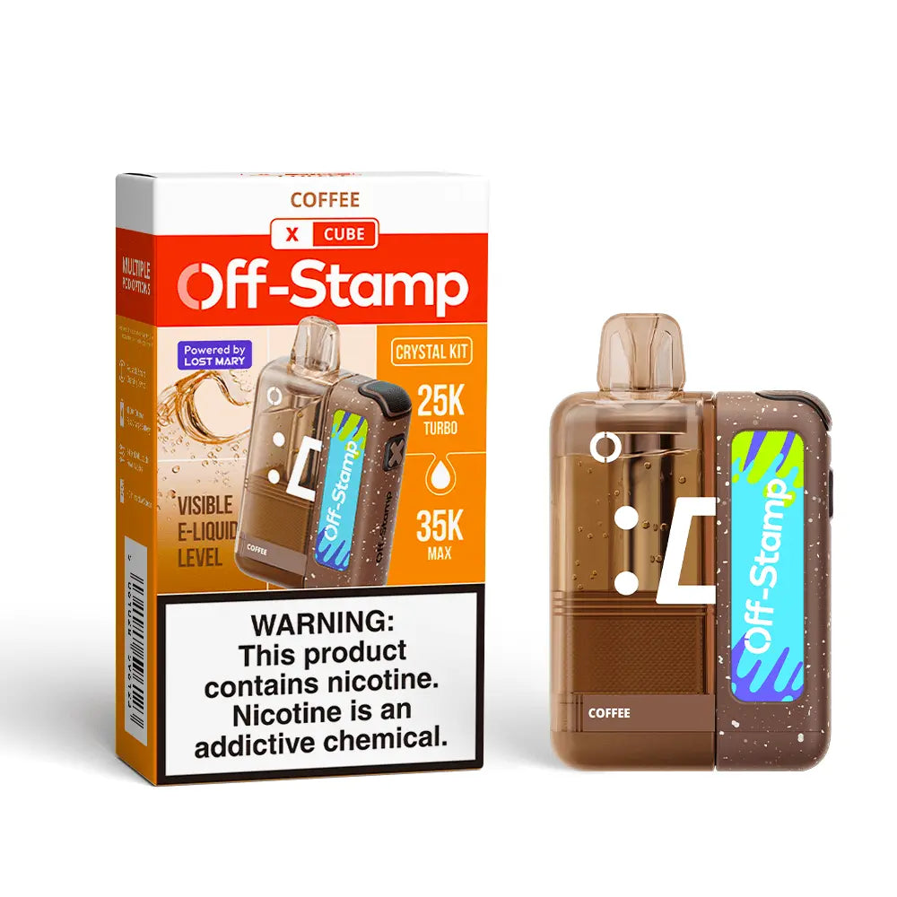 Off-Stamp X-CUBE 'CRYSTAL CUBE' 35K Disposable KIT Powered By LOST MARY – 35000 Puffs - Smoke empire