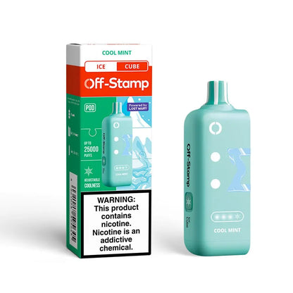 Off-Stamp X-CUBE Ice Cube 25K Disposable POD Powered By LOST MARY – 25000 Puffs - Smoke empire