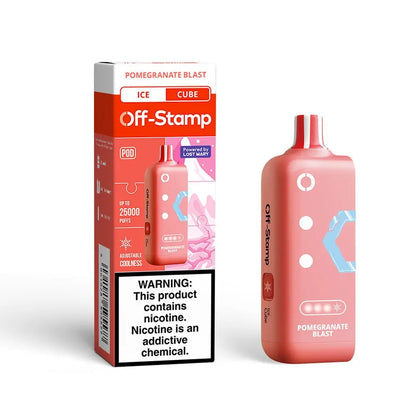 Off-Stamp X-CUBE Ice Cube 25K Disposable POD Powered By LOST MARY – 25000 Puffs - Smoke empire