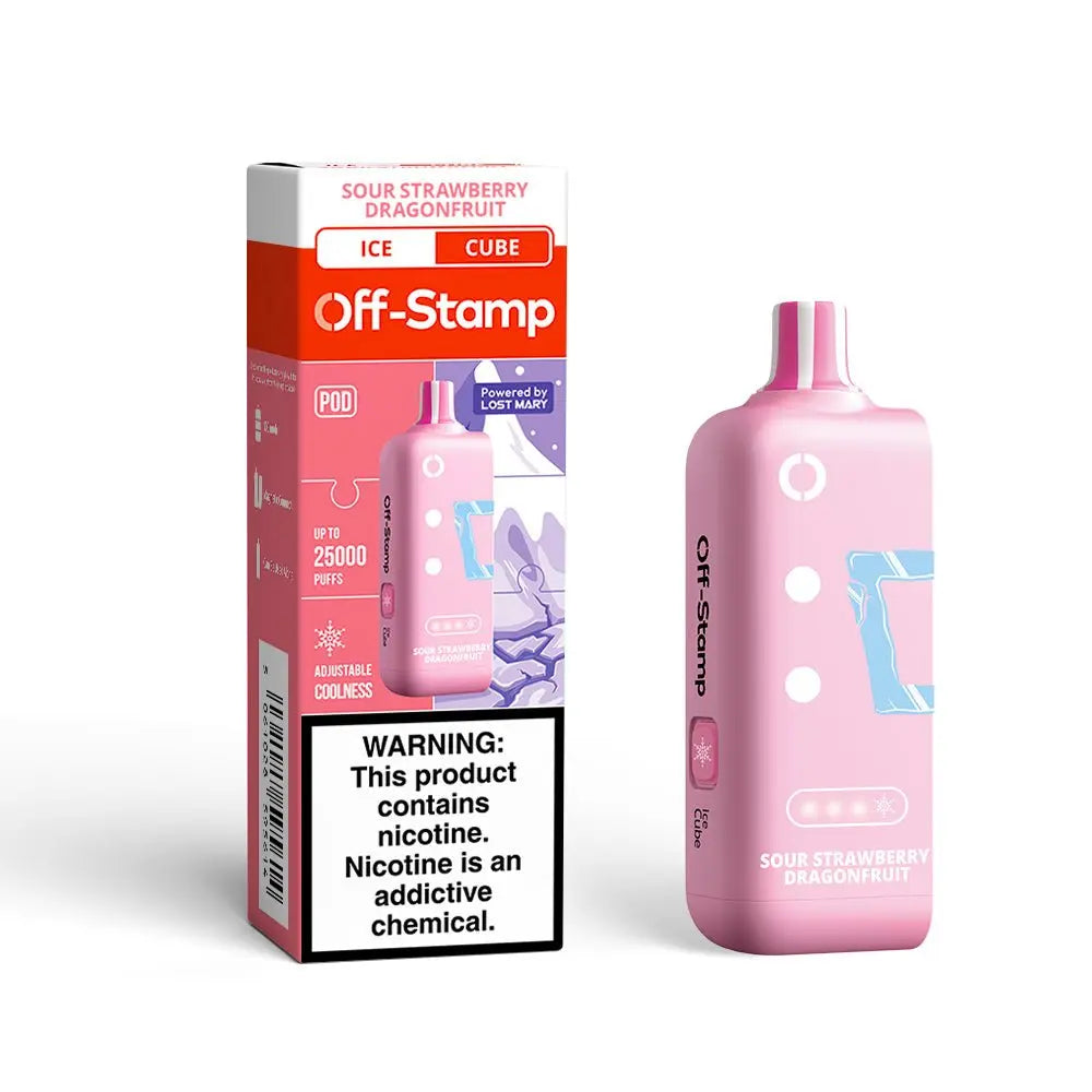 Off-Stamp X-CUBE Ice Cube 25K Disposable POD Powered By LOST MARY – 25000 Puffs - Smoke empire