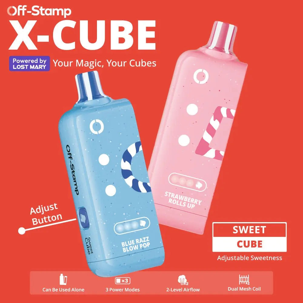 Off-Stamp X-CUBE Sweet Cube 25K Disposable POD Powered By LOST MARY – 25000 Puffs - Smoke empire