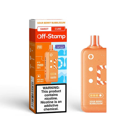 Off-Stamp X-CUBE Sweet Cube 25K Disposable POD Powered By LOST MARY – 25000 Puffs - Smoke empire