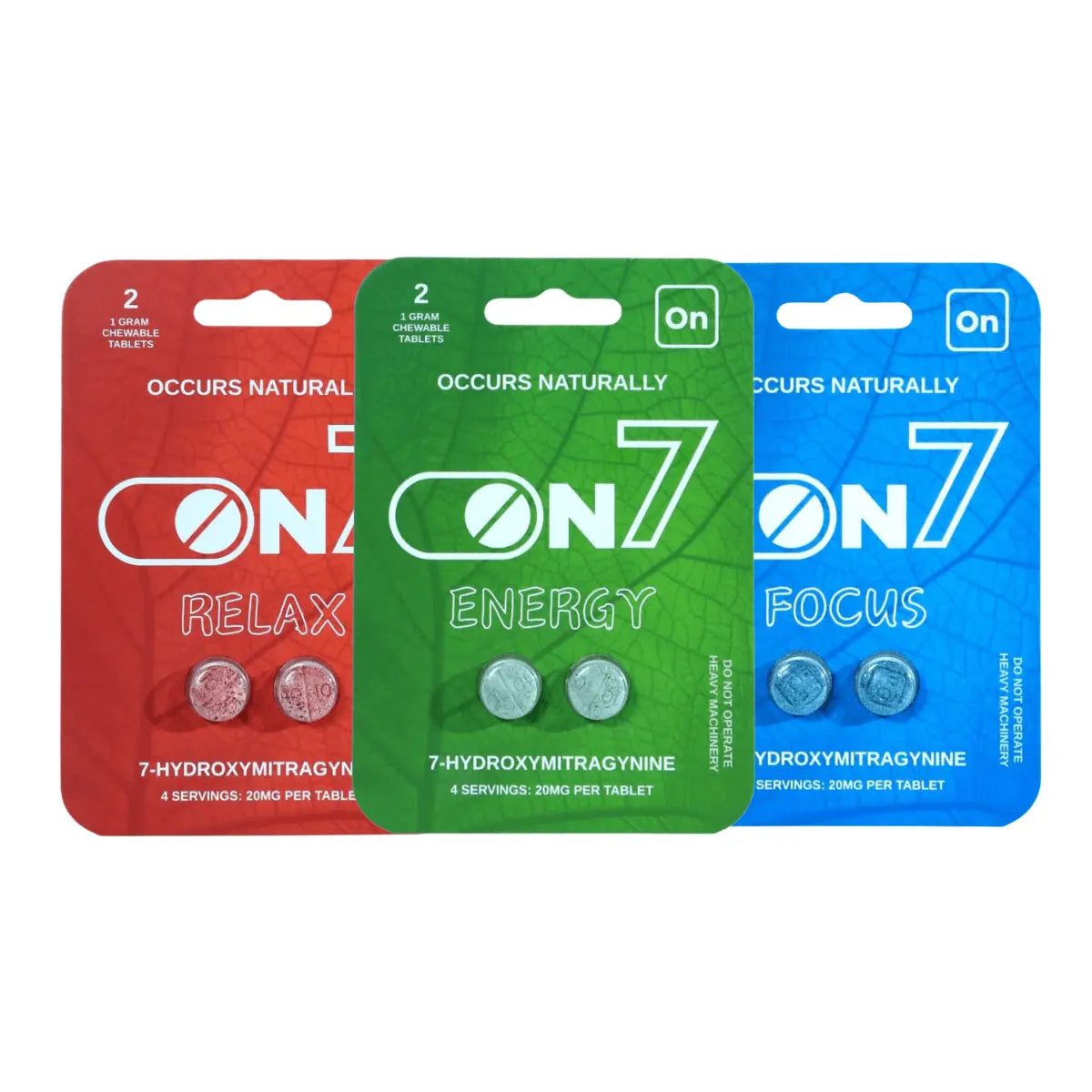 On7 Kratom 7OH Tablets 20mg - Smoke empire