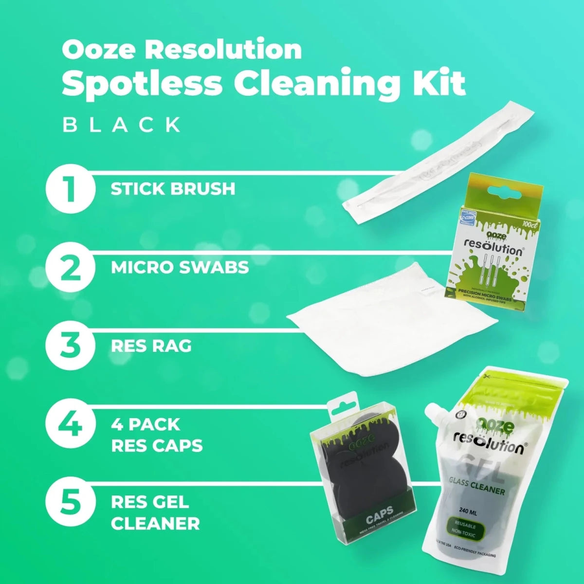 Ooze Resolution Cleaning Kit - Smoke empire