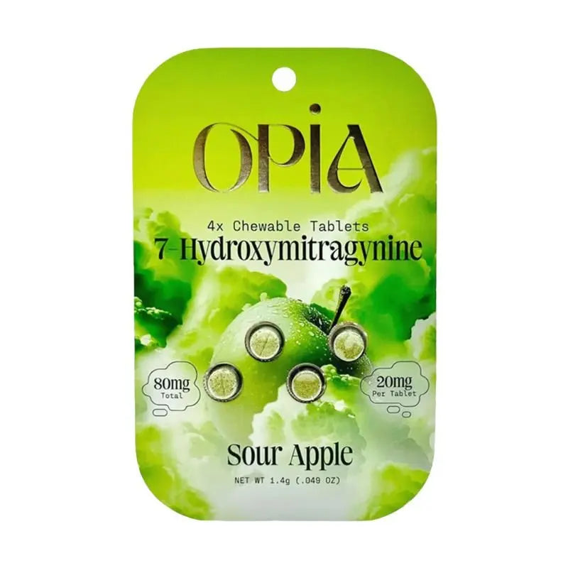 OPIA 7-Hydroxymitragynine Chewable Tablets 4ct 20mg Per Tablet - Smoke empire