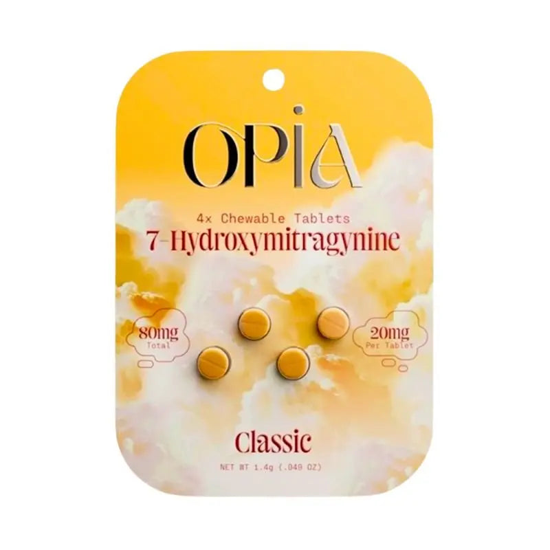 OPIA 7-Hydroxymitragynine Chewable Tablets 4ct 20mg Per Tablet - Smoke empire