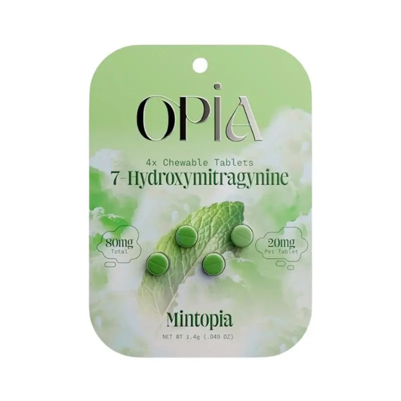 OPIA 7-Hydroxymitragynine Chewable Tablets 4ct 20mg Per Tablet - Smoke empire