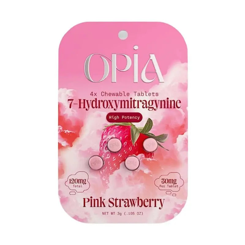 OPIA 7-HYDROXYMITRAGYNINE CHEWABLE TABLETS 4CT 30MG PER TABLET - Smoke empire
