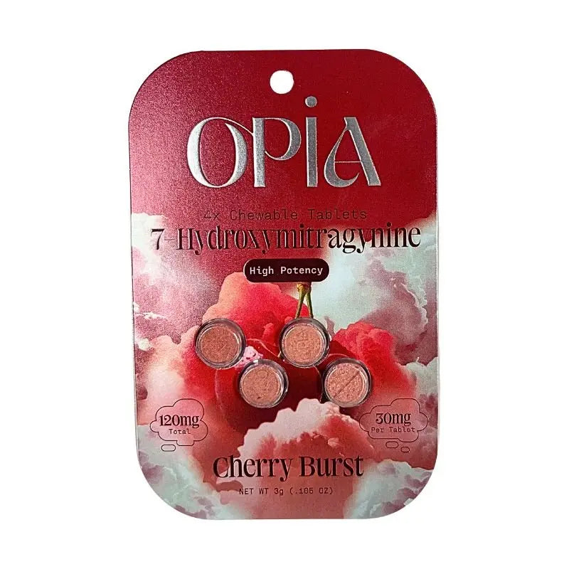 OPIA 7-HYDROXYMITRAGYNINE CHEWABLE TABLETS 4CT 30MG PER TABLET - Smoke empire