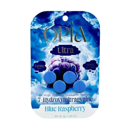 OPIA ULTRA 7-HYDROXYMITRAGYNINE CHEWABLE TABLETS 4CT 60MG PER TABLET - Smoke empire